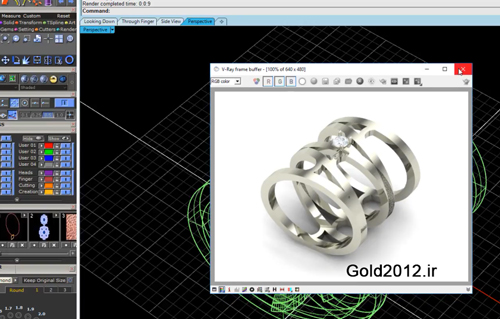 آموزش ماتریکس طراحی مدل طلا