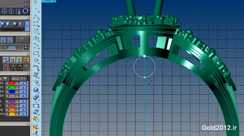 نرم افزار ماتریکس آموزش ویرایش اندازه طرح طلا