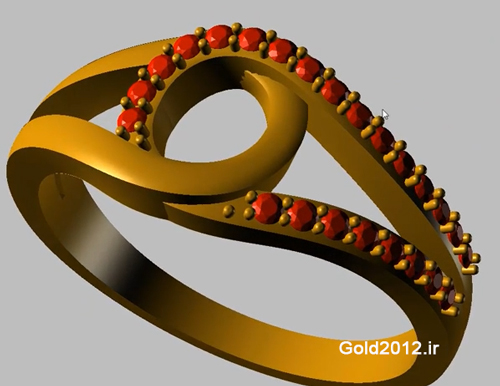 آموزش نرم افزار ماتریکس طراحی مدل انگشتر درهمی