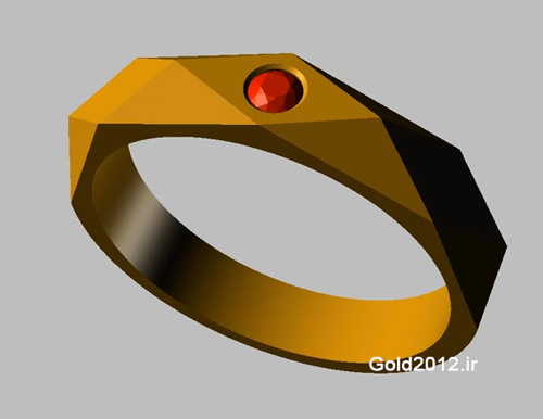 آموزش نرم افزار ماتریکس طراحی انگشتر سبک مصری