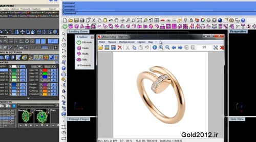 آموزش ماتریکس طراحی مدل طلا