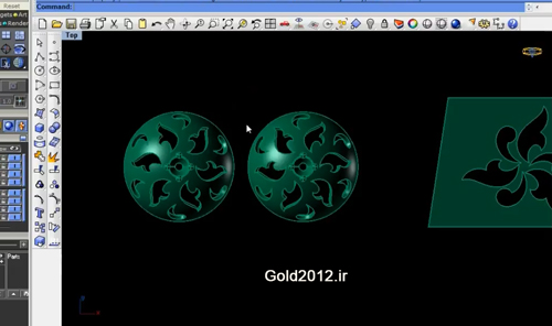آموزش نرم افزار ماتریکس طراحی مدل مدال طرح اسلیمی کروی