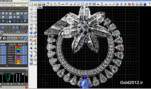 آموزش نرم افزار ماتریکس طراحی مدل مدال طرح سبک سنتی کهنسال