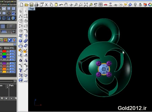 آموزش نرم افزار ماتریکس طراحی مدال سبک سکه ای