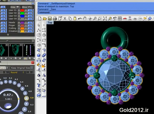 آموزش نرم افزار ماتریکس طراحی مدل مدال مناتی