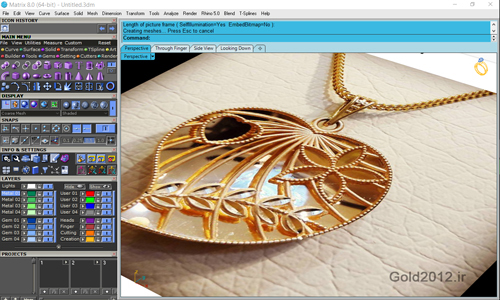 آموزش نرم افزار ماتریکس آموزش رایگان روش طراحی گردنبند سبک های زیبا طرح قلب