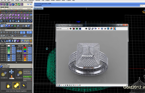  طراحی مدل های سبک طلا با نرم افزار ماتریکس