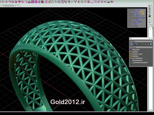 آموزش نرم افزار ماتریکس طراحی مدل های لانه زنبوری شکل