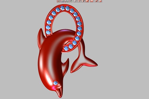 آموزش نرم افزار ماتریکس طراحی مدل مدال طرح ماهی دلف