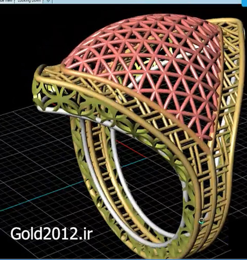 فیلم آموزش ماتریکس طرح انگشتر وایر فریم توری شکل