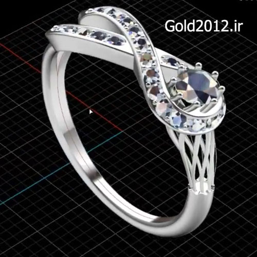 فیلم آموزش ماتریکس طراحی حلقه انگشتر با دسته لافت شده و رویه بی نهایت 
