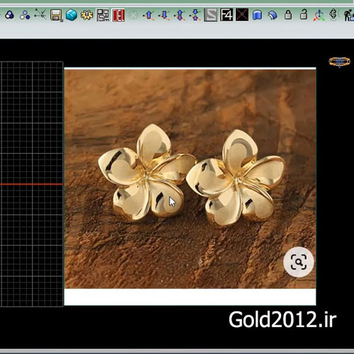 فیلم آموزش ماتریکس طراحی گوشواره در نرم افزار matrix طرح پنسی