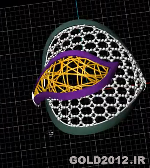 فیلم آموزش ماتریکس 9 طراحی مدل های فیوژن شکل زنبوری