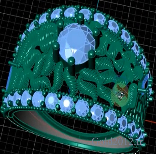 فیلم طراحی مدل دستبند وزن سنگین مدل عربی هندی طراحی شده در نرم افزار MATRIX 