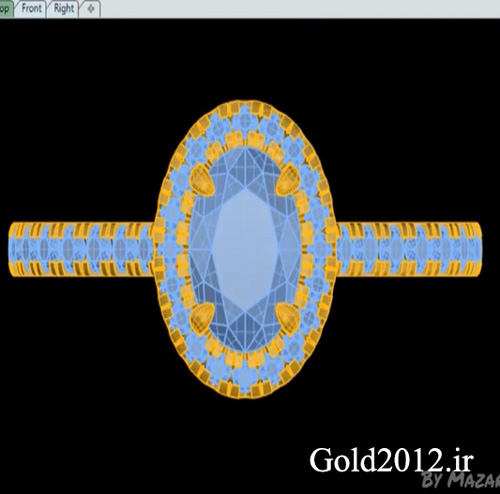 آموزش ماتریکس9 فیلم طراحی مدل حلقه تمام نگین