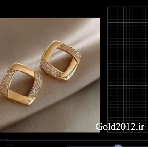 آموزش ماتریکس فیلم طراحی مدل گوشواره میخی اسپرت