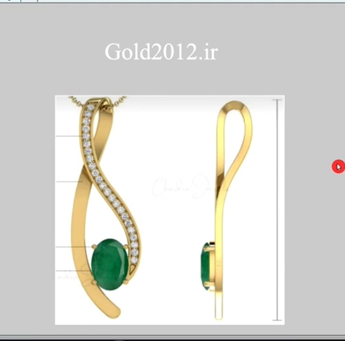 آموزش ماتریکس 9 فیلم طراحی مدل گردنبند نگین داری زنانه