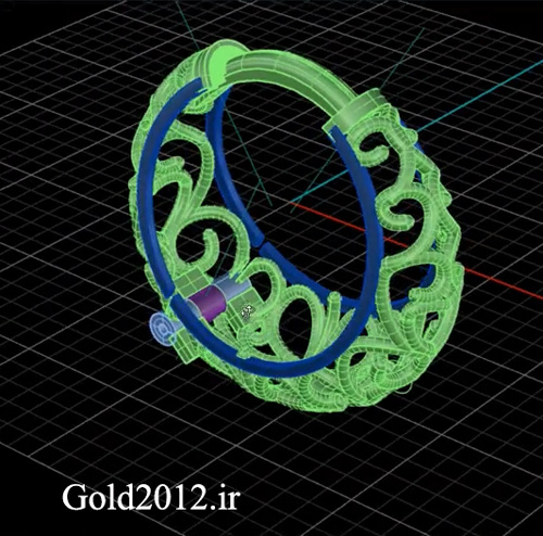 آموزش ماتریکس فیلم طراحی مدل انگشتر فریمی شکل