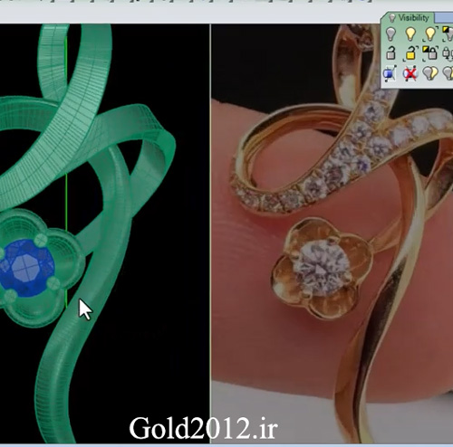 آموزش ماتریکس9 فیلم طراحی مدل مدال حلزونی شکل