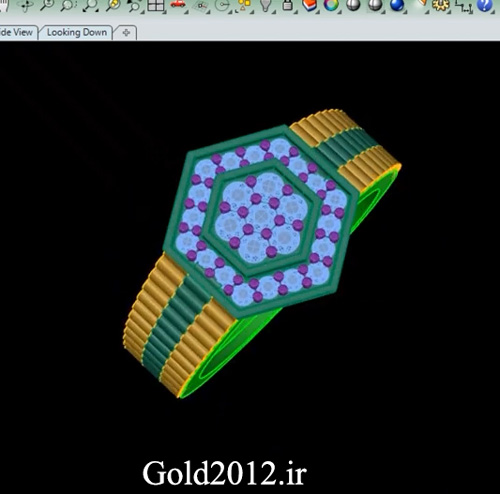 آموزش ماتریکس9 فیلم طراحی مدل انگشتر مردانه طرح رولکسی