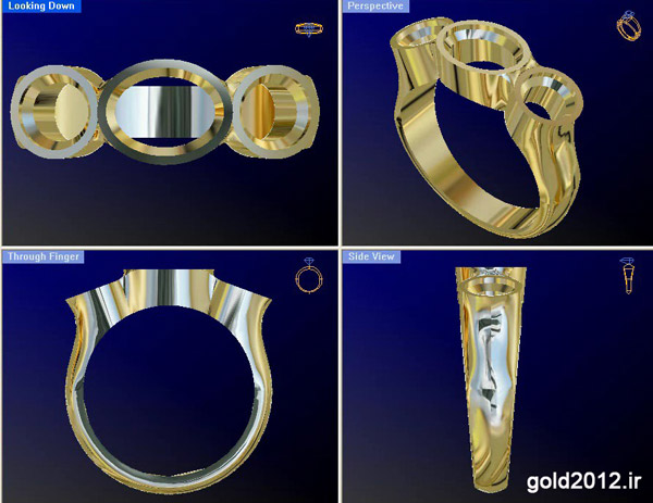 آموزش طراحی مدل طلا با نرم افزار ماتریکس