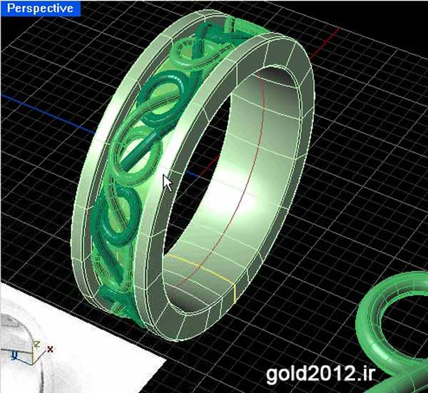آموزش طراحی مدل طلا با نرم افزار ماتریکس