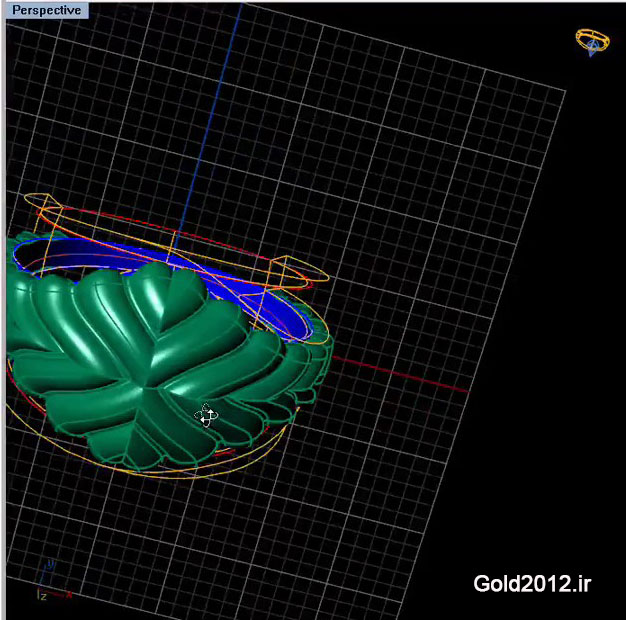آموزش طراحی مدل طلا با نرم افزار ماتریکس