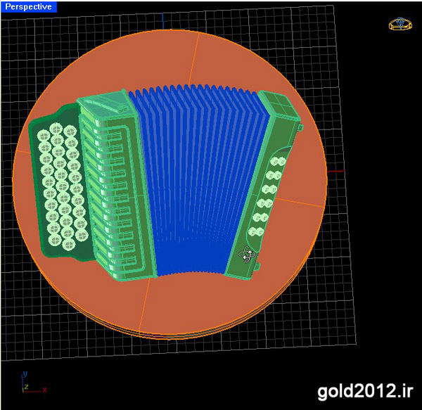 آموزش طراحی مدل طلا با نرم افزار ماتریکس