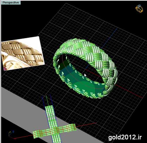 آموزش طراحی مدل طلا با نرم افزار ماتریکس