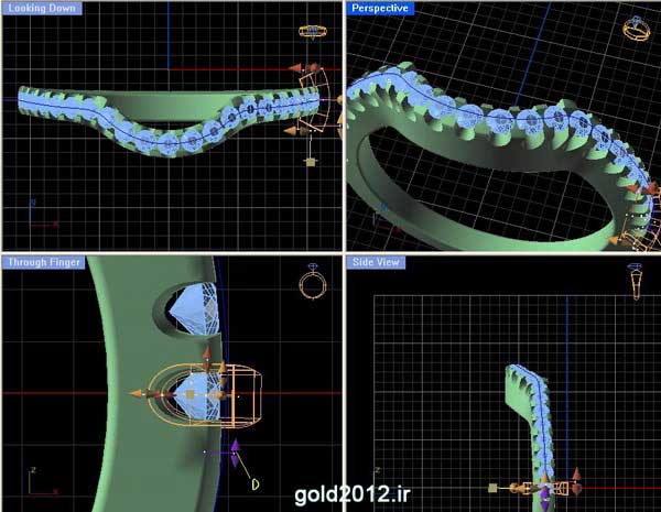 آموزش طراحی مدل طلا با نرم افزار ماتریکس