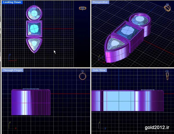 آموزش طراحی مدل طلا با نرم افزار ماتریکس