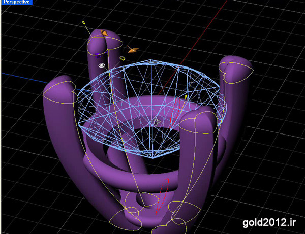 آموزش طراحی مدل طلا با نرم افزار ماتریکس