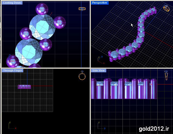 آموزش طراحی مدل طلا با نرم افزار ماتریکس