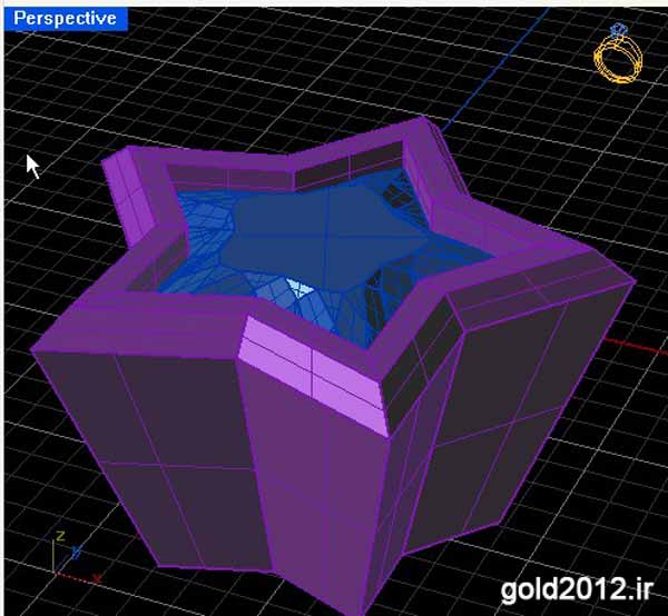 آموزش طراحی مدل طلا با نرم افزار ماتریکس