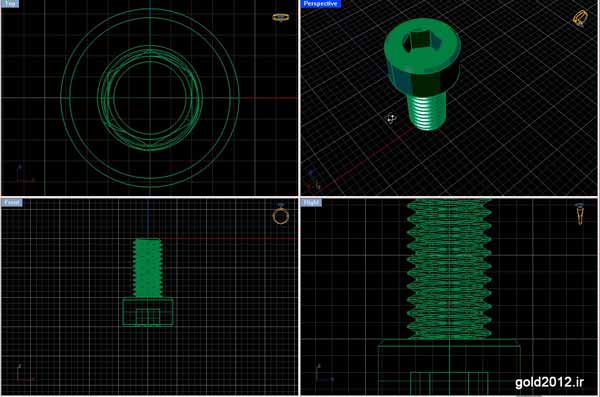 آموزش طراحی مدل طلا با نرم افزار ماتریکس