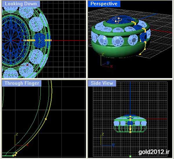 آموزش طراحی مدل طلا با نرم افزار ماتریکس