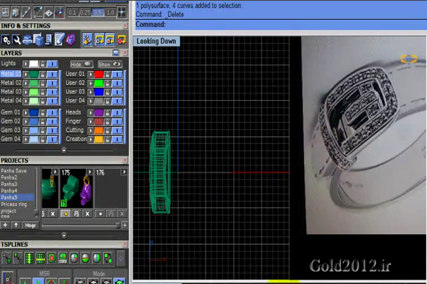 طراحی جواهرات با ماتریکس 8