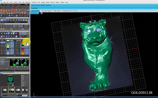 آموزش ماتریکس به کمک زیبراش